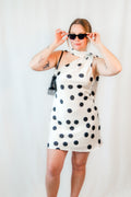 Ivory Garden Scarf Mini Dress