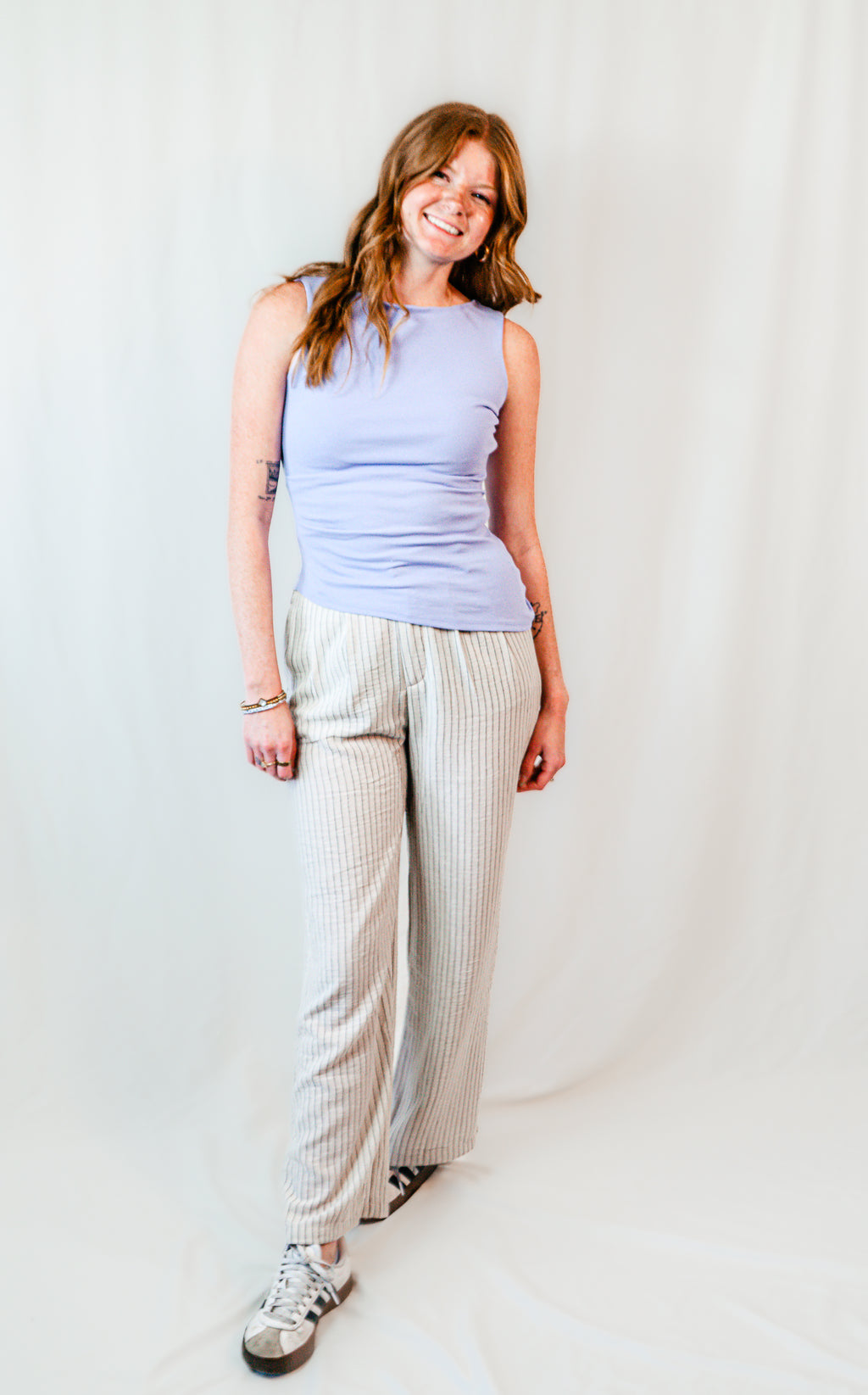 Easy Living Stripe Linen Pants