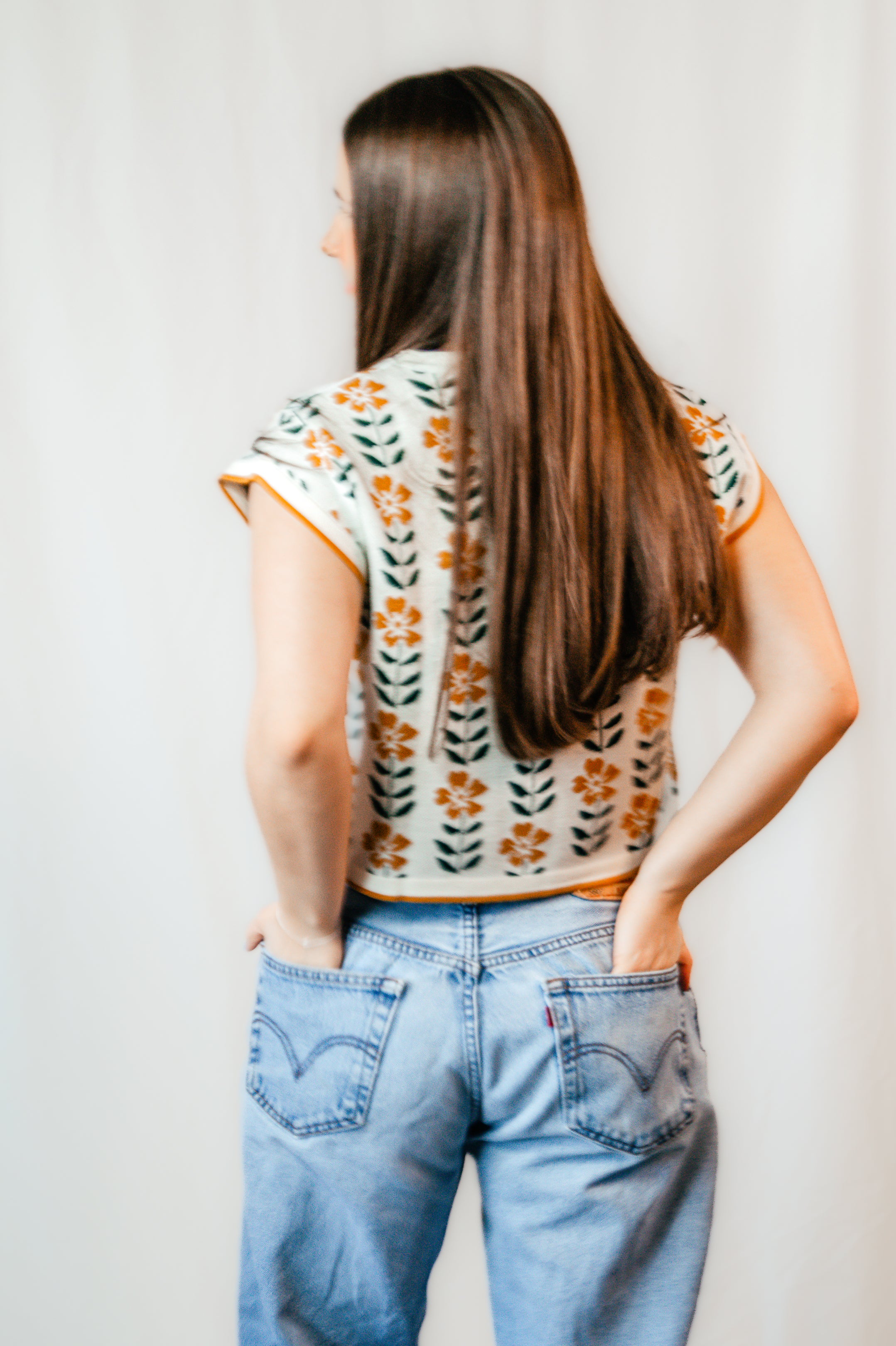 Daisy Lane Floral Knit Top
