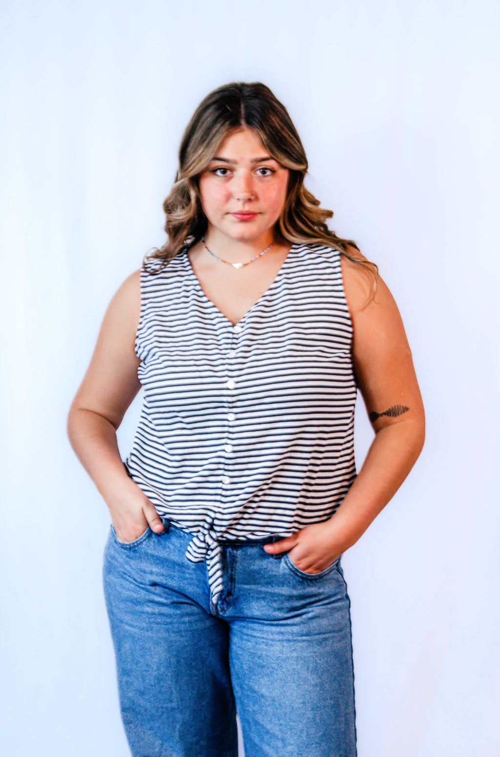 Sailor Striped Tank Top